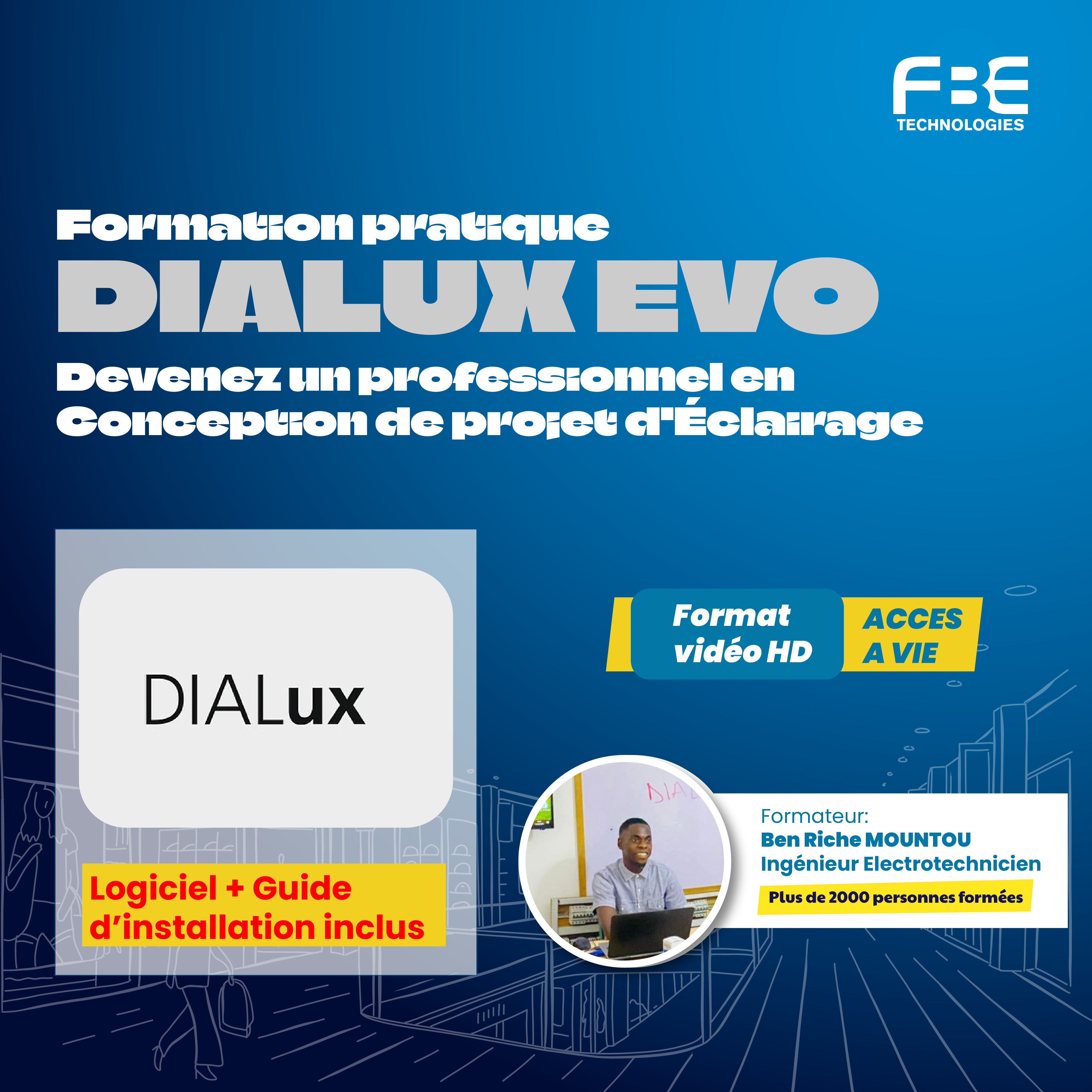 Formation DIALUX evo _ Débutant et Intermédiaire