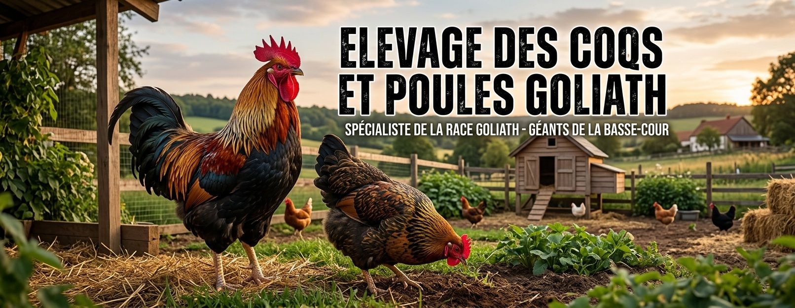 ELEVAGE DES COQS ET POULES GOLIATH