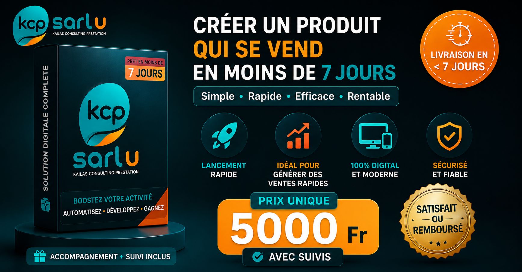 Créer un Produit Numérique Rentable en 7 Jours
