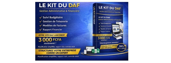 Le kit complet du Directeur Administratif et Financier ( DAF)