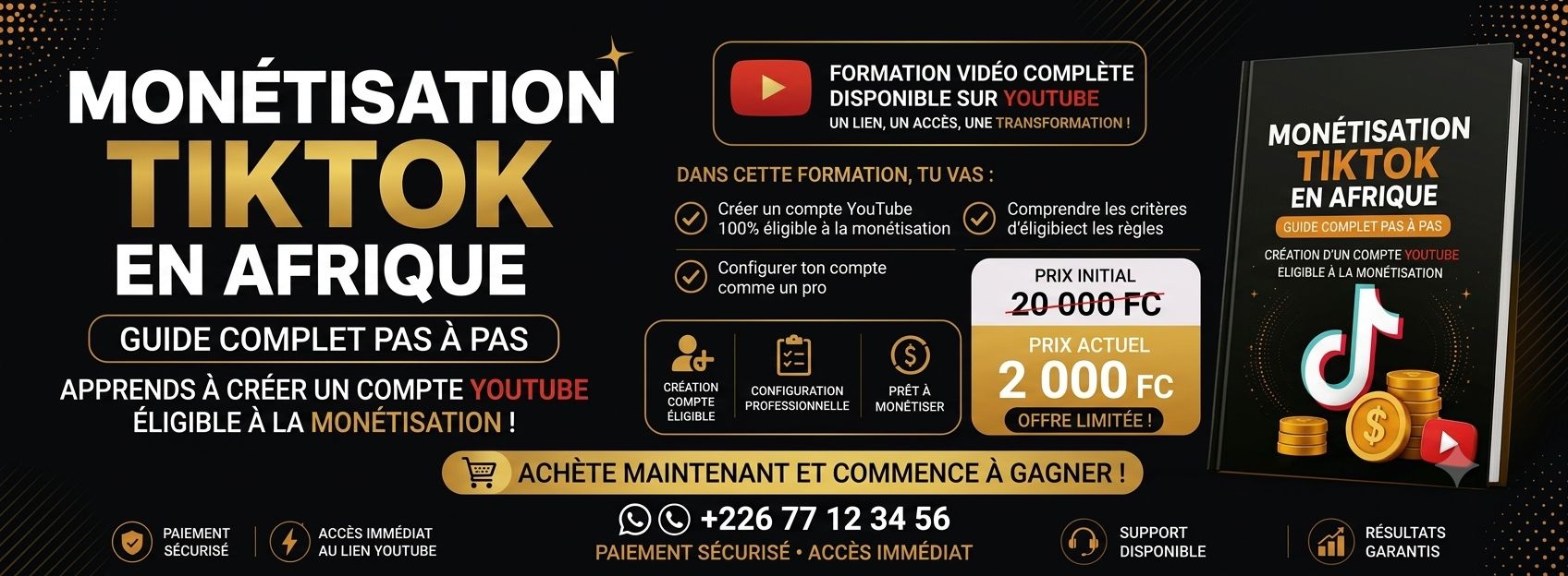 Monétisation TIKTOK en Afrique Guide complet