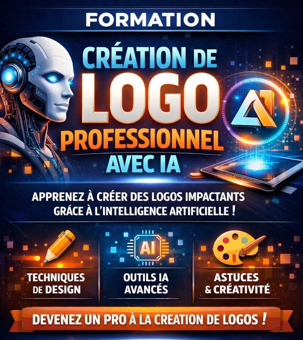 FORMATION SUR LA CRÉATION DES LOGOS PROFESSIONNELS AVEC INTELLIGENCE ARTIFICIELLE