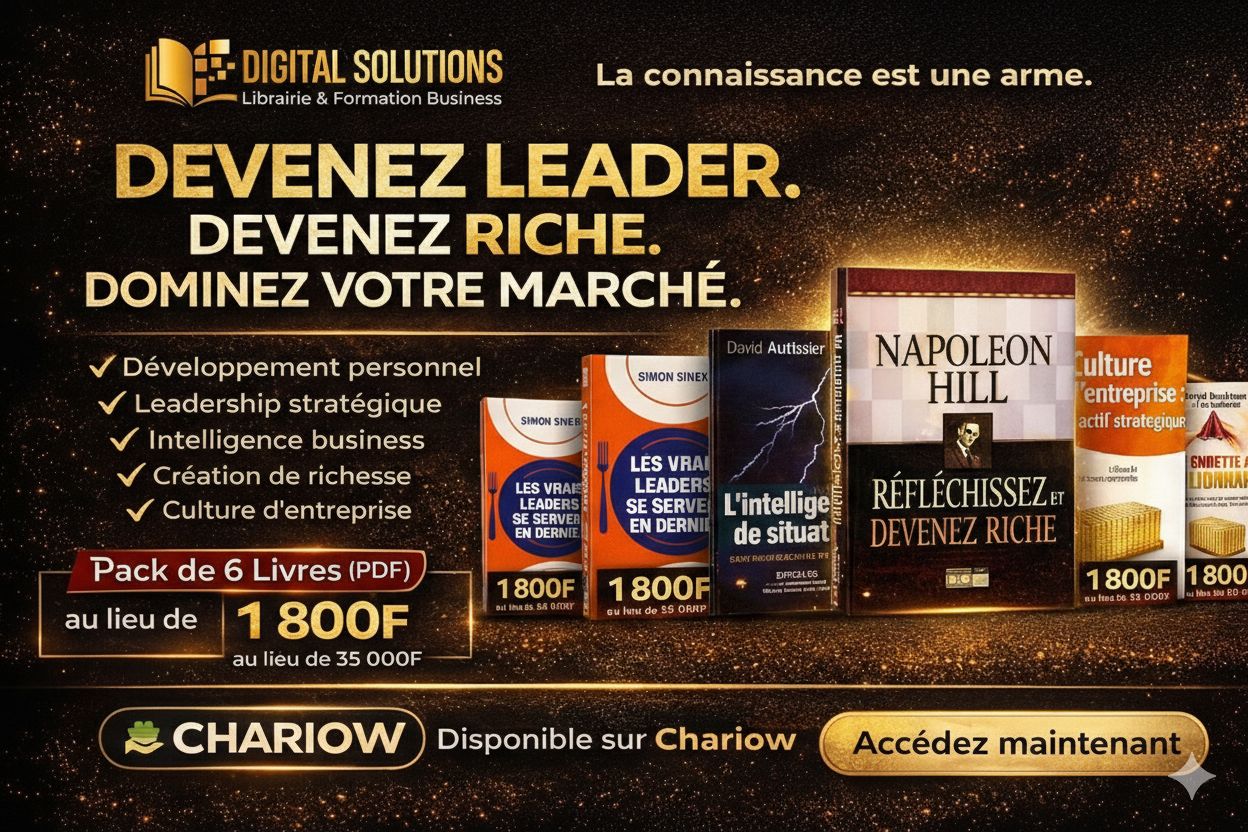 Tu veux augmenter tes revenus en 2026 ? Voici les 6 livres qui ont formé des millionnaires.