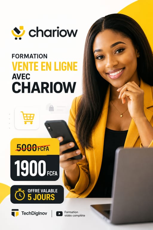 Formation Complète Chariow – Lancez votre Business en Ligne de A à Z
