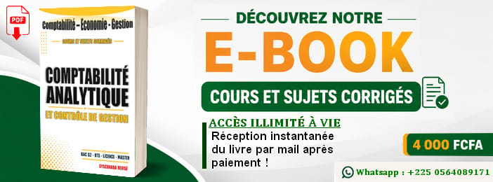 Comptabilité Analytique et Contrôle de Gestion – OHADA : Cours + Sujets Corrigés