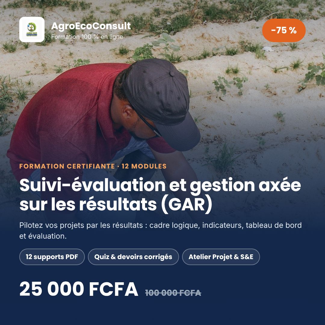 Suivi-évaluation des projets et programmes de développement : la gestion axée sur les résultats