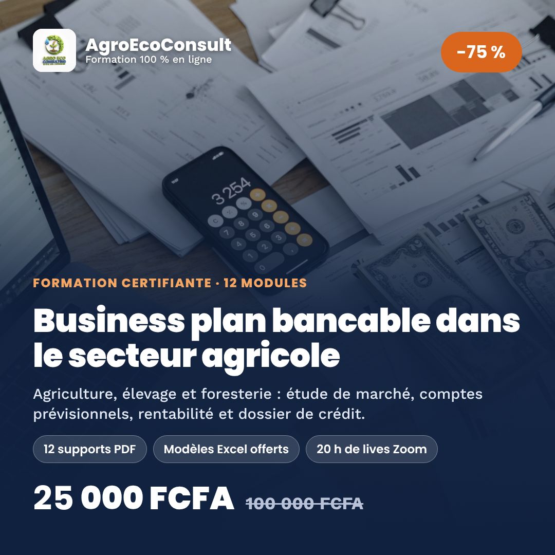 Élaborer un business plan bancable dans le secteur agricole