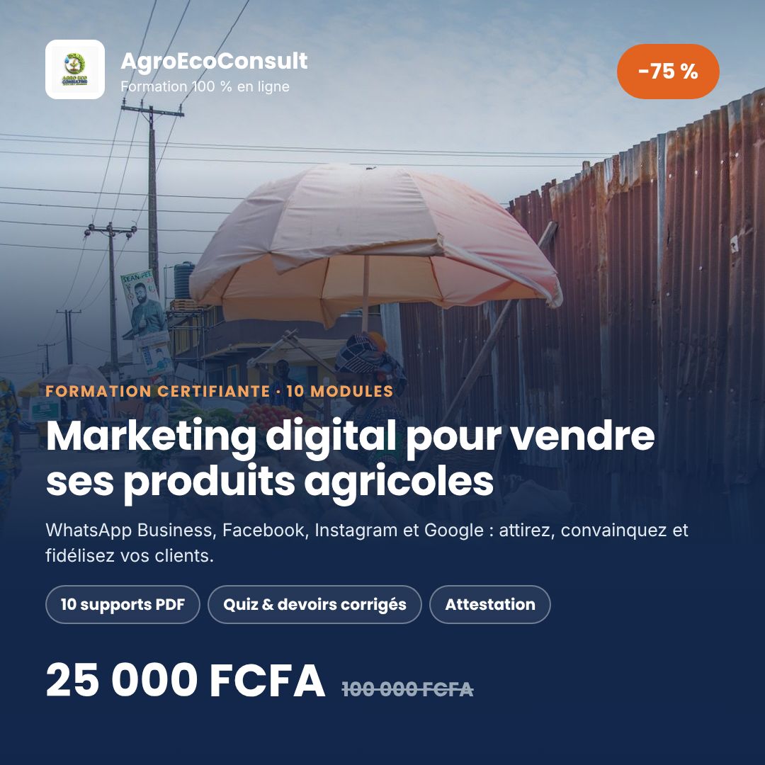 Marketing digital pour vendre ses produits agricoles : attirer, convaincre et fidéliser ses clients