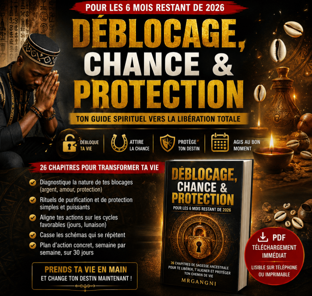 Déblocage, Chance & Protection pour   les 6 mois qu'il te reste en 2026