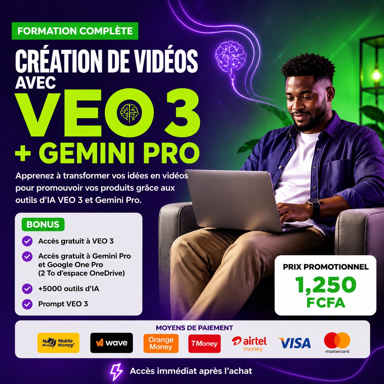 Création de vidéo IA
