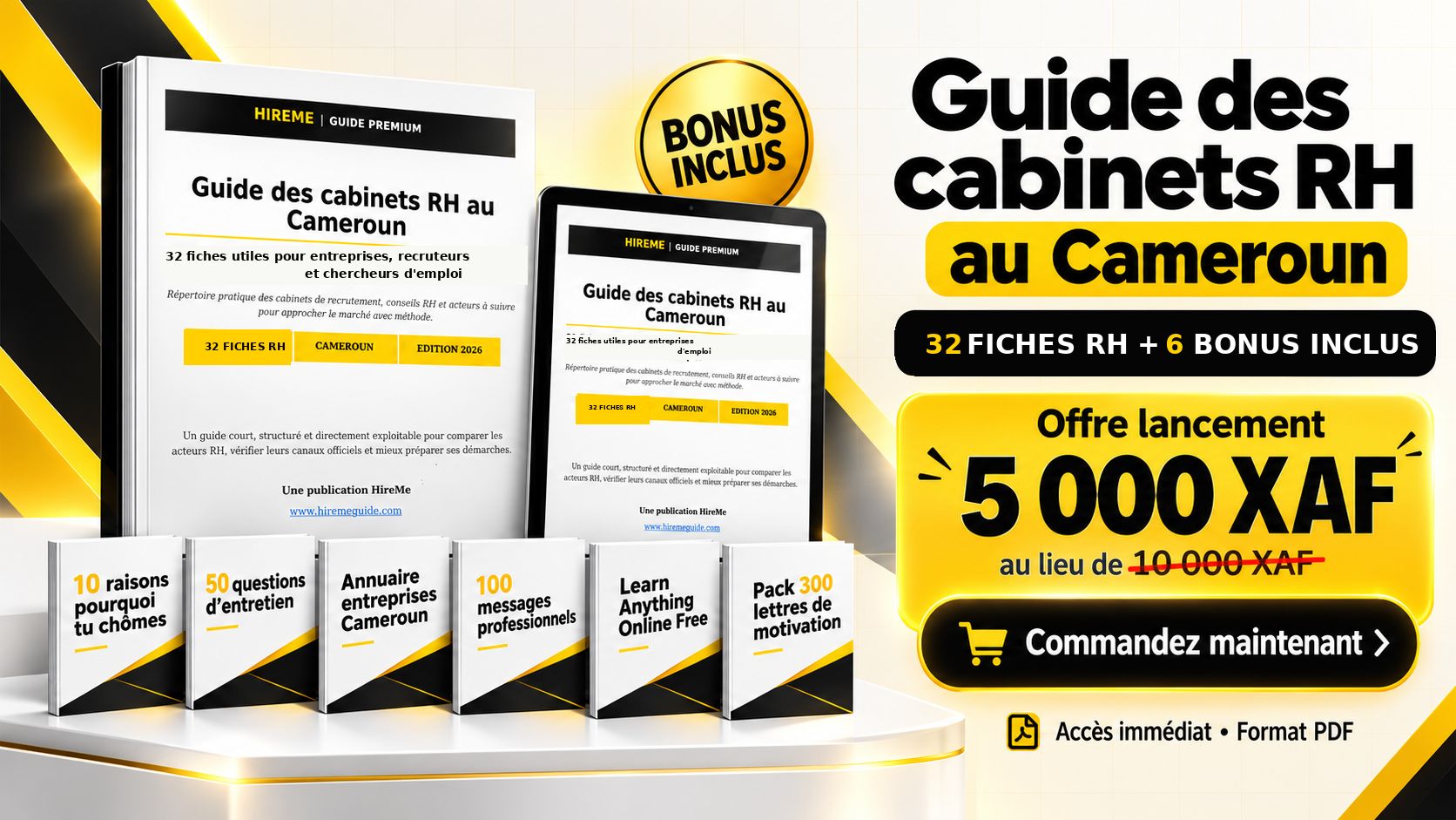 Guide des cabinets RH au Cameroun 2026