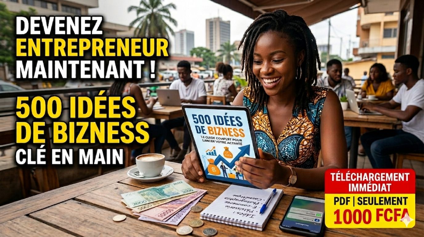 500 IDÉE DE BIZNESS + MODE D'EMPLOI