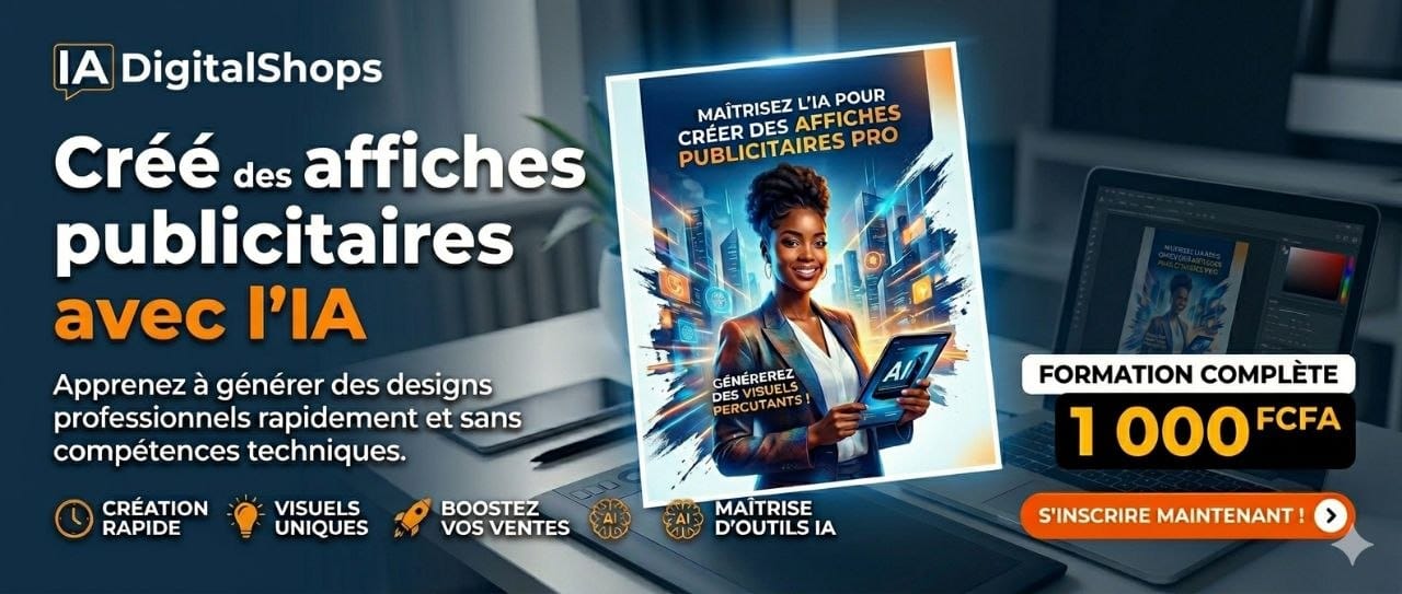 Maîtrisez la Création d'Affiches  Publicitaires Professionnelles avec l’IA
