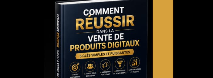Comment réussir dans la vente de produits digitaux :   5 clés simples et puissantes