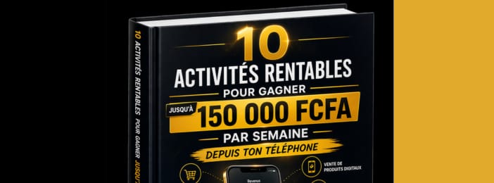 10 Activités rentables pour gagner jusqu' à 150000 FCFA par semaine depuis ton téléphone