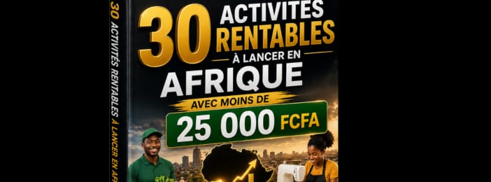 30 Activités rentables à lancer en Afrique avec moins de 25 000 FCFA