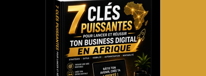 7 clés puissantes pour lancer et réussir ton business digital en Afrique
