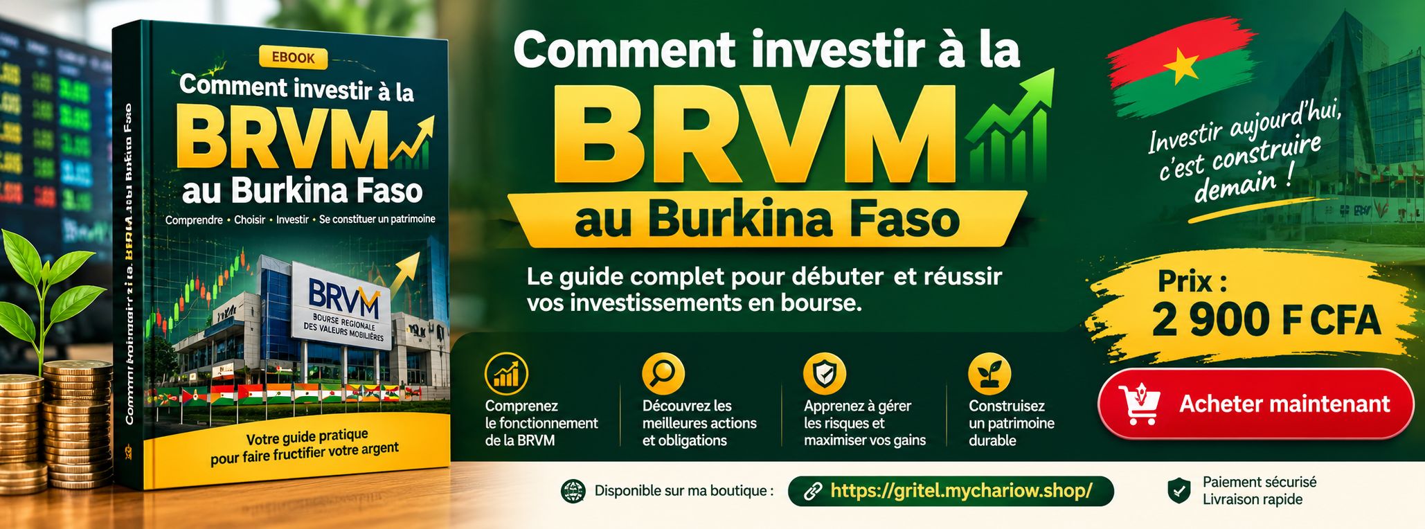 Comment investir a la BRVM au Burkina Faso