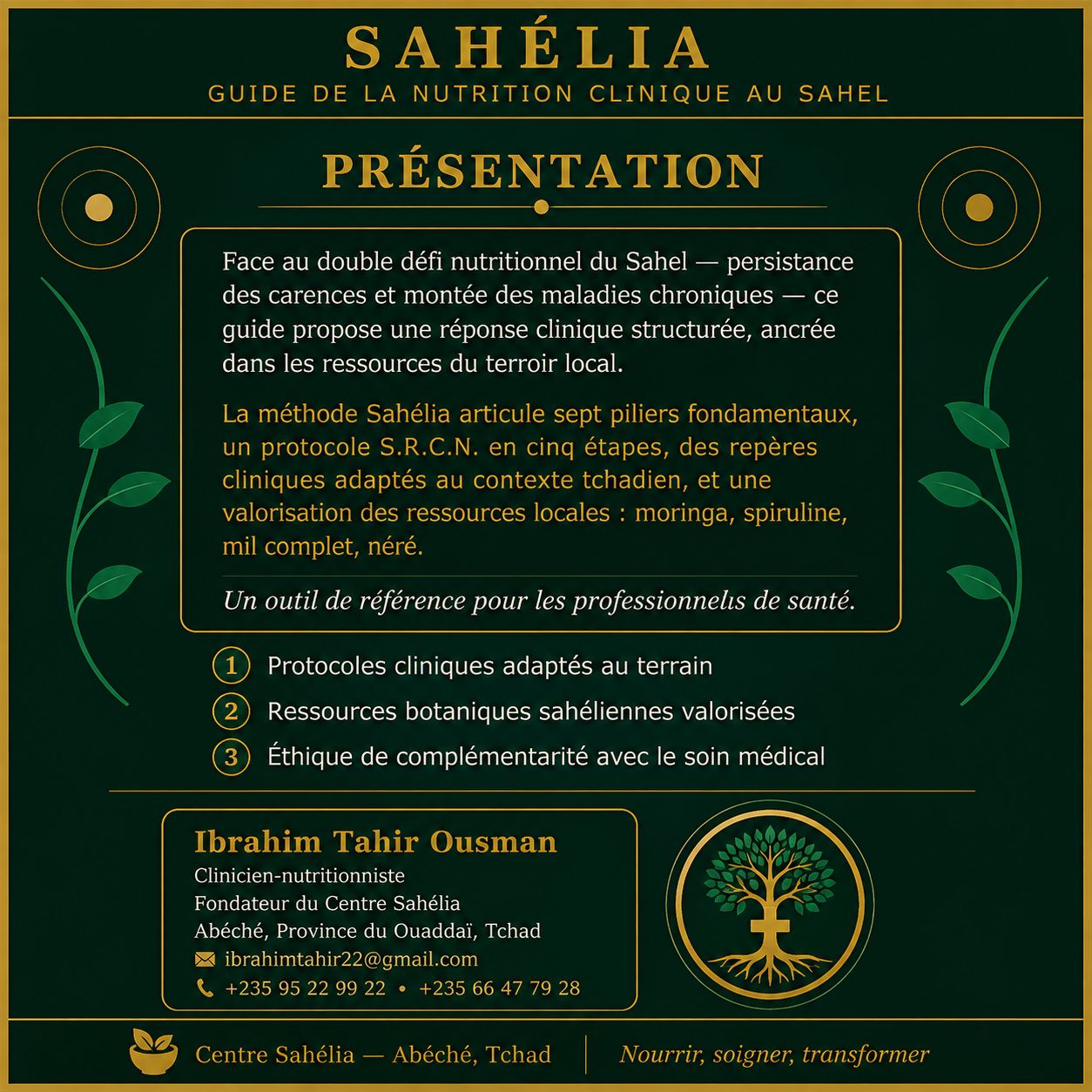 SAHÉLIA : Le Guide de la Nutrition Clinique au Sahel
