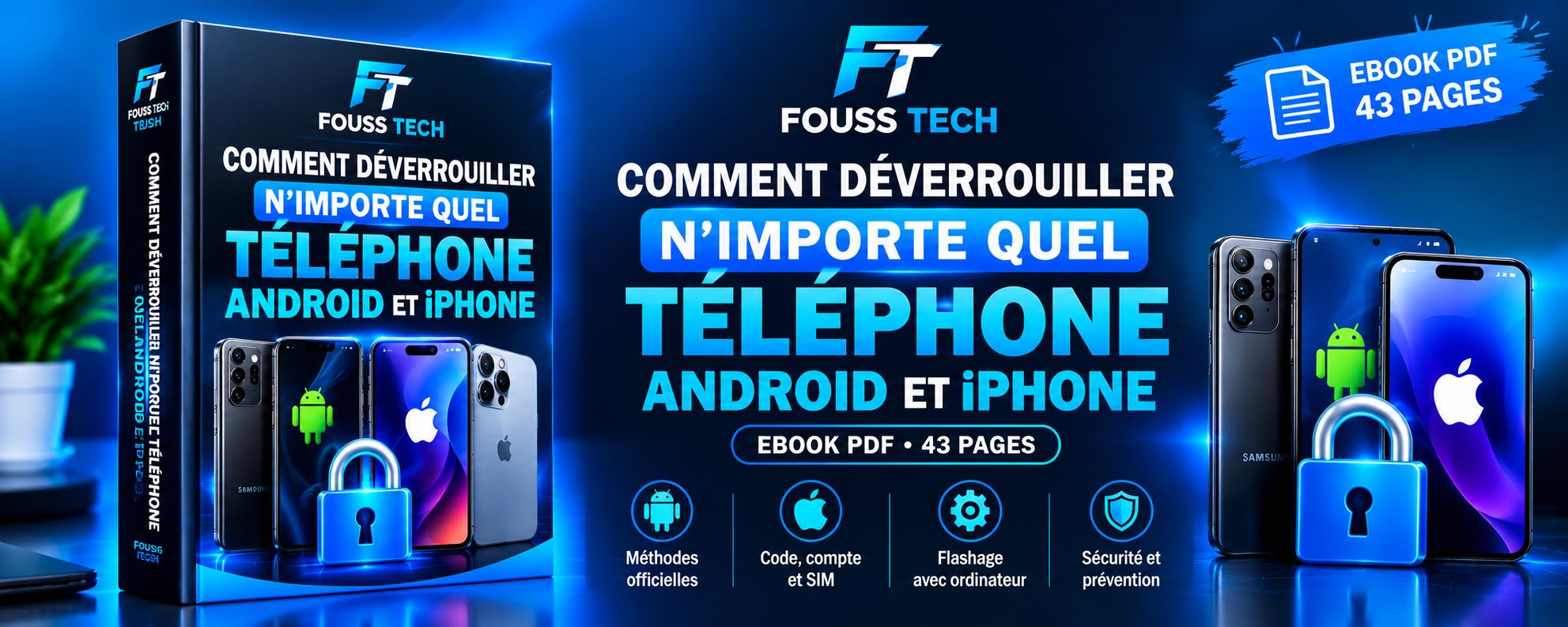 đ± Comment DĂ©verrouiller N'importe quel TĂ©lĂ©phone Android et iPhone : Guide Complet (PDF â 43 Pages)