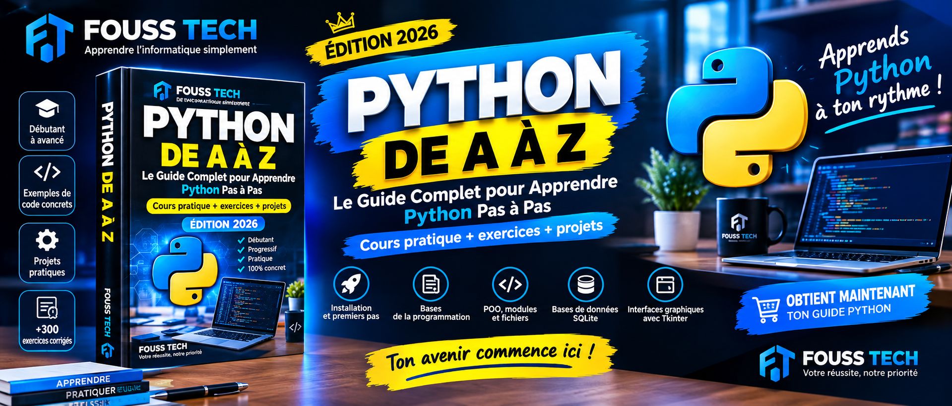 PYTHON DE A À Z Le Guide Complet pour Apprendre Python Pas à Pas