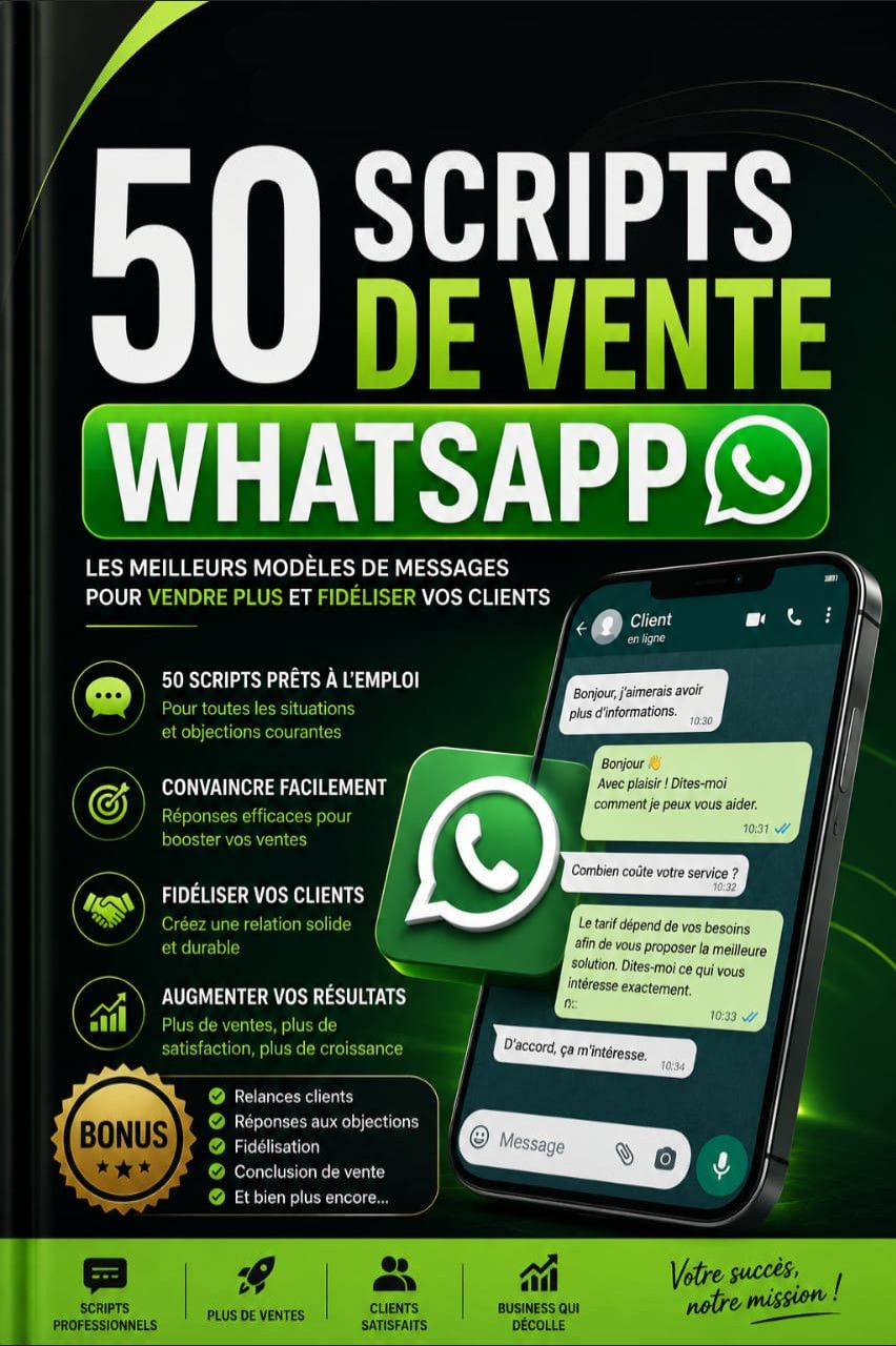 (pdf) 50 scripts de vente WhatsApp