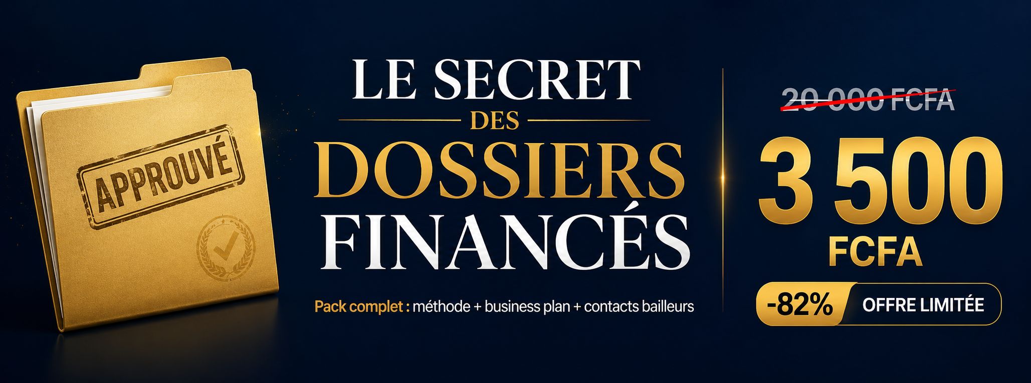 LE SECRET DES DOSSIERS FINANCÉS : TRANSFORMER VOS IDÉES EN PROJETS FINANÇABLE EN 7 JOURS