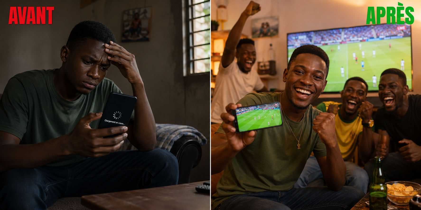 REGARDEZ TOUS LES MATCHS DE LA COUPE DU MONDE 2026 EN DIRECT SUR VOTRE TELEPHONE OU TÉLÉVISION .