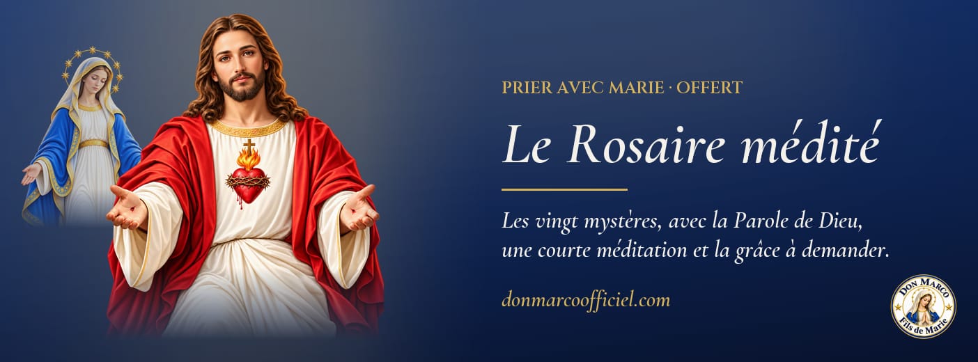Cadeau : le livret « Le Rosaire médité » et des fonds d'écran (gratuit)