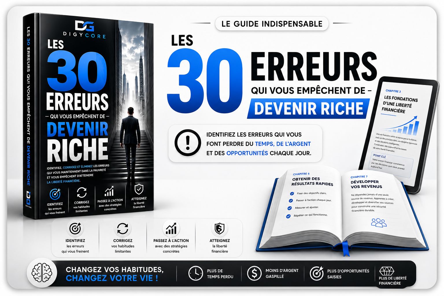 LES 30 ERREURS QUI VOUS EMPÊCHENT DE DEVENIR RICHE (ET COMMENT LES ÉVITER DÈS MAINTENANT)