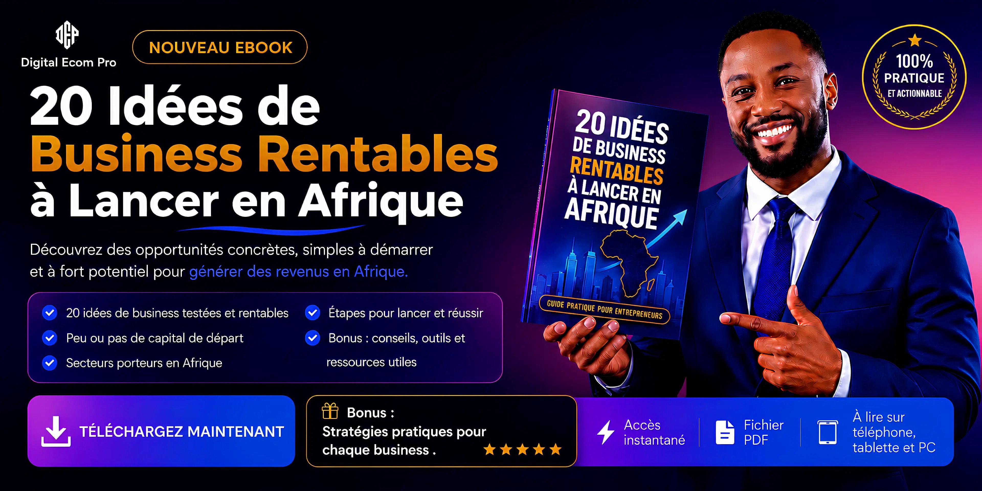 20 idées de Business Rentables à Lancer en Afrique