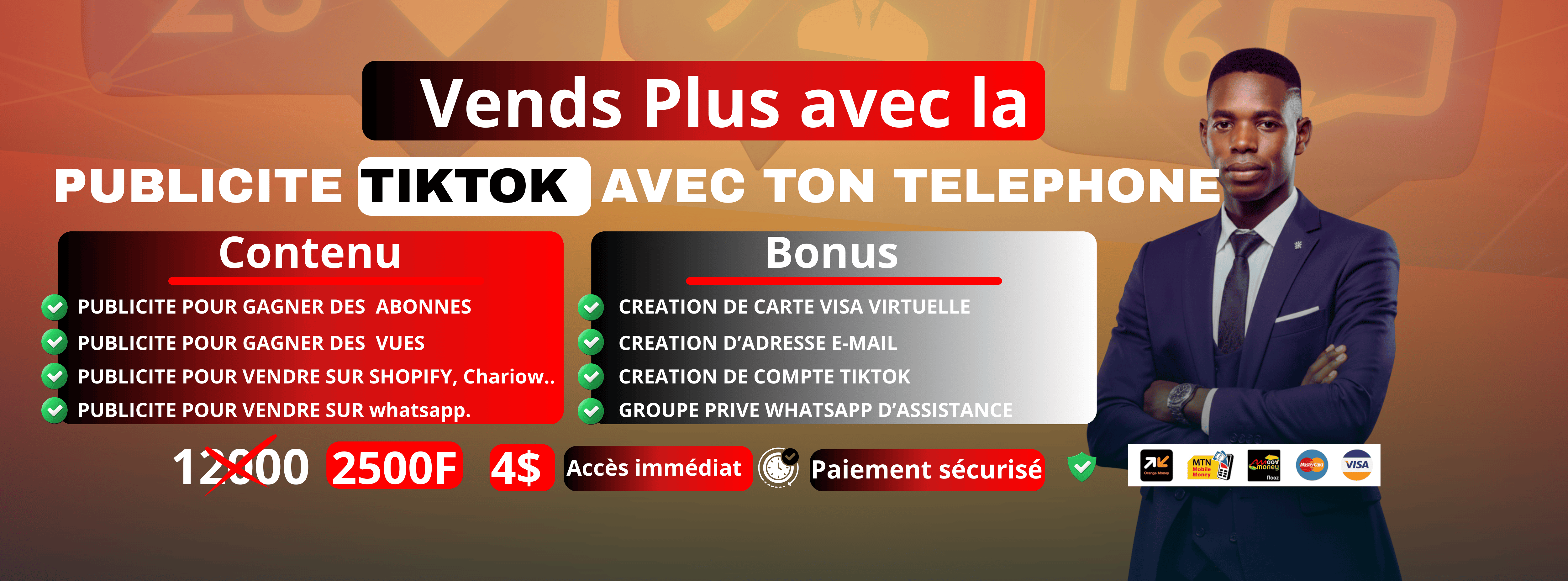 VENDS PLUS AVEC LA PUBLICITE TIKTOK: FORMATION VIDEOS