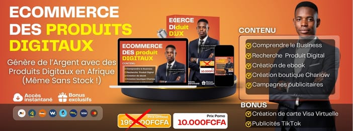 Avec Cette Formation Génère de l’Argent avec des Produits Digitaux en Afrique (Même Sans Stock !)