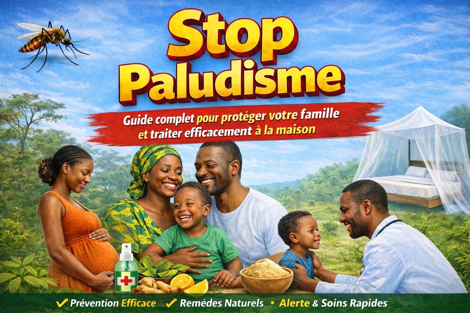 GUIDE DE PRÉVENTION ET SOLUTIONS CONTRE LE PALUDISME + 4 BONUS ESSENTIELS OFFERTS GRATUITEMENT