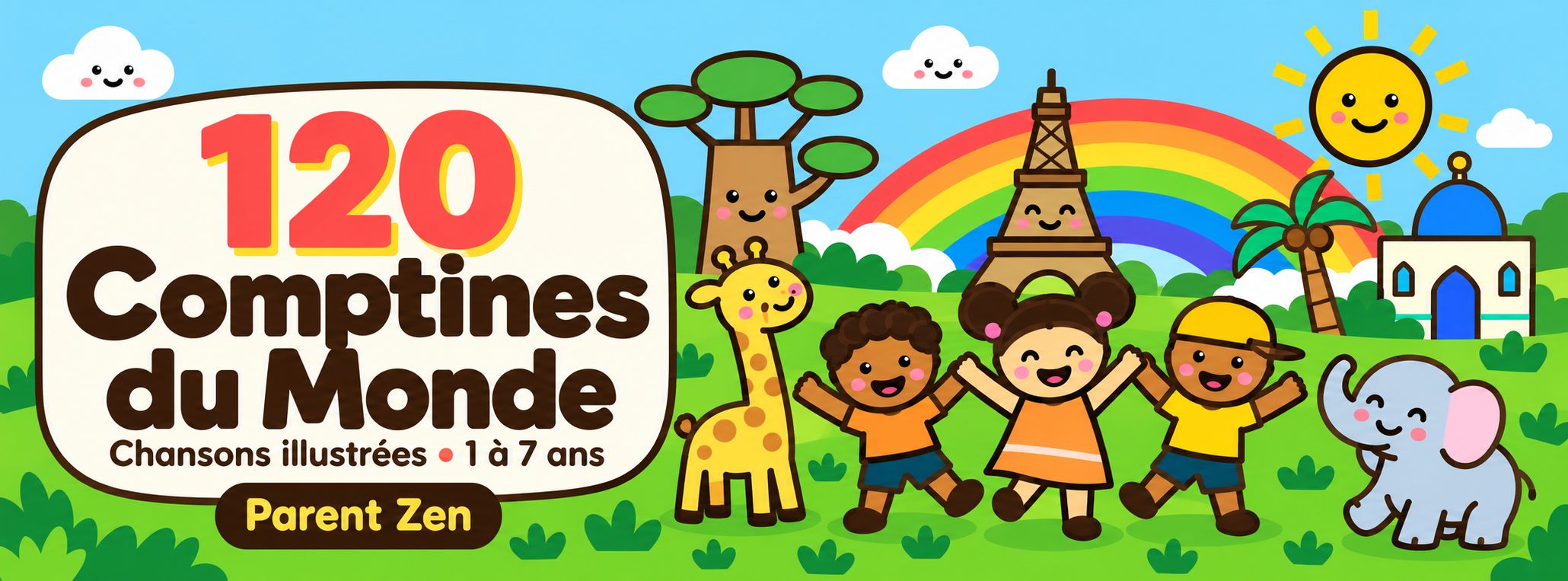 120 Comptines du monde pour enfants.