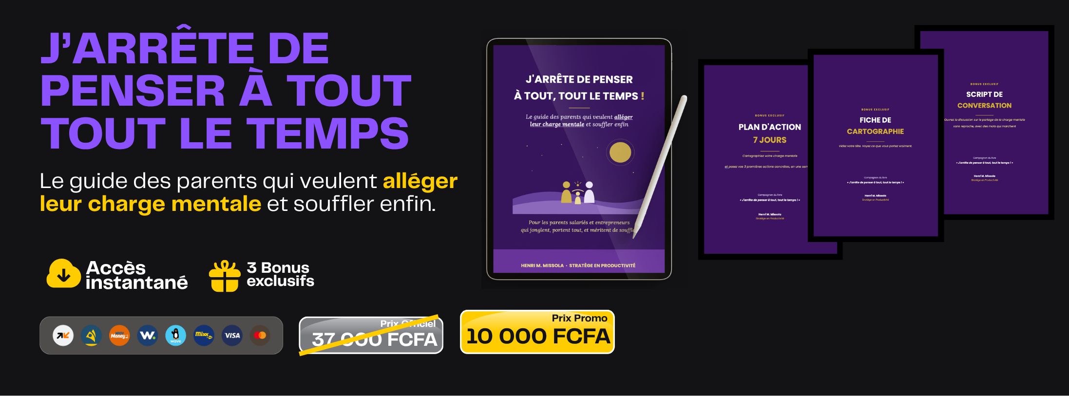 J'ARRÊTE DE PENSER À TOUT, TOUT LE TEMPS !