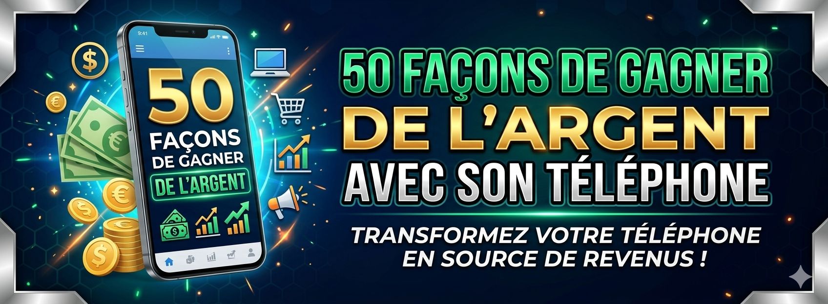 50 Façons de Gagner de l’Argent avec son Téléphone