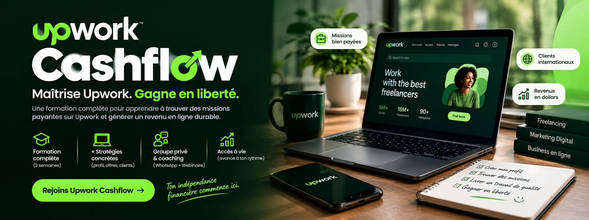 Upwork cashflow