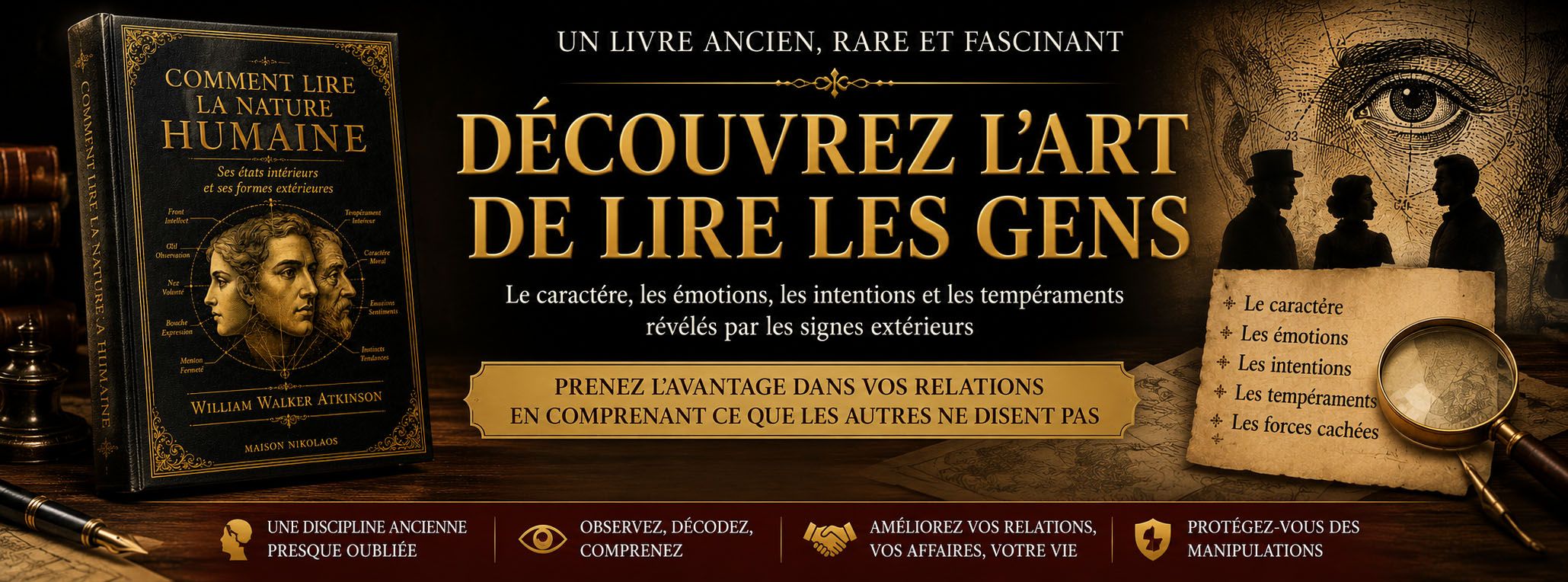 Comment lire la nature humaine - William Walker Atkinson