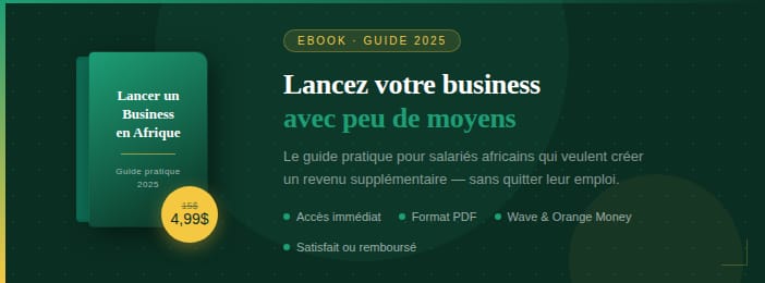 Lancez votre 2e source de revenus en Afrique — même sans capital de départ.