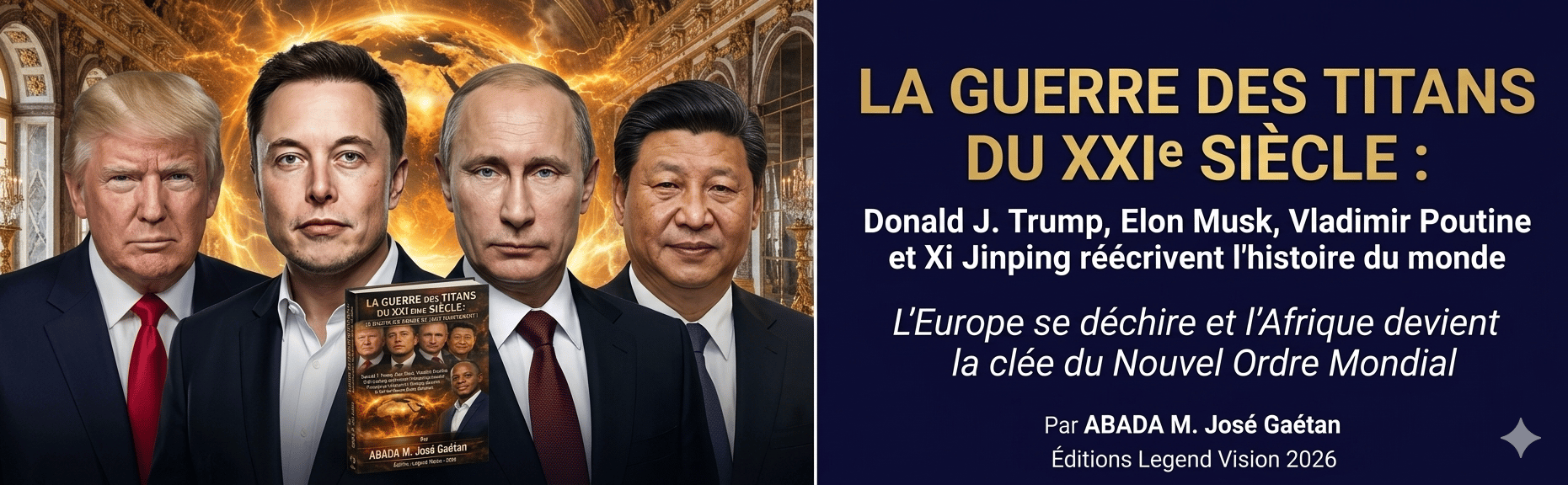 LA GUERRE DES TITANS DU XXI EME SIECLE: DONALD J. TRUMP ; ELON MUSK , VLADIMIR POUTINE , XI JIPING