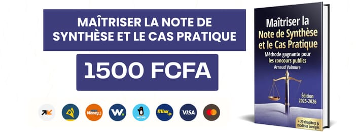 Maîtriser la Note de Synthèse et le Cas Pratique Méthode gagnante pour les concours publics