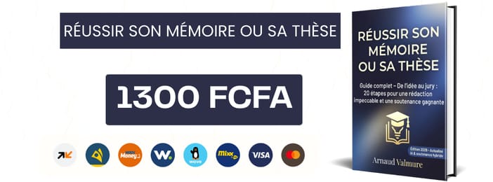RÉUSSIR SON MÉMOIRE OU SA THÈSE Guide complet – De l’idée au jury : 20 étapes pour une rédaction