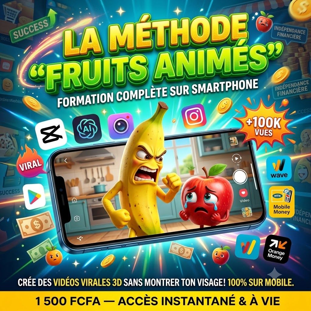 La Méthode « Fruits Animés » : Formation Complète en Création Vidéo Mobile