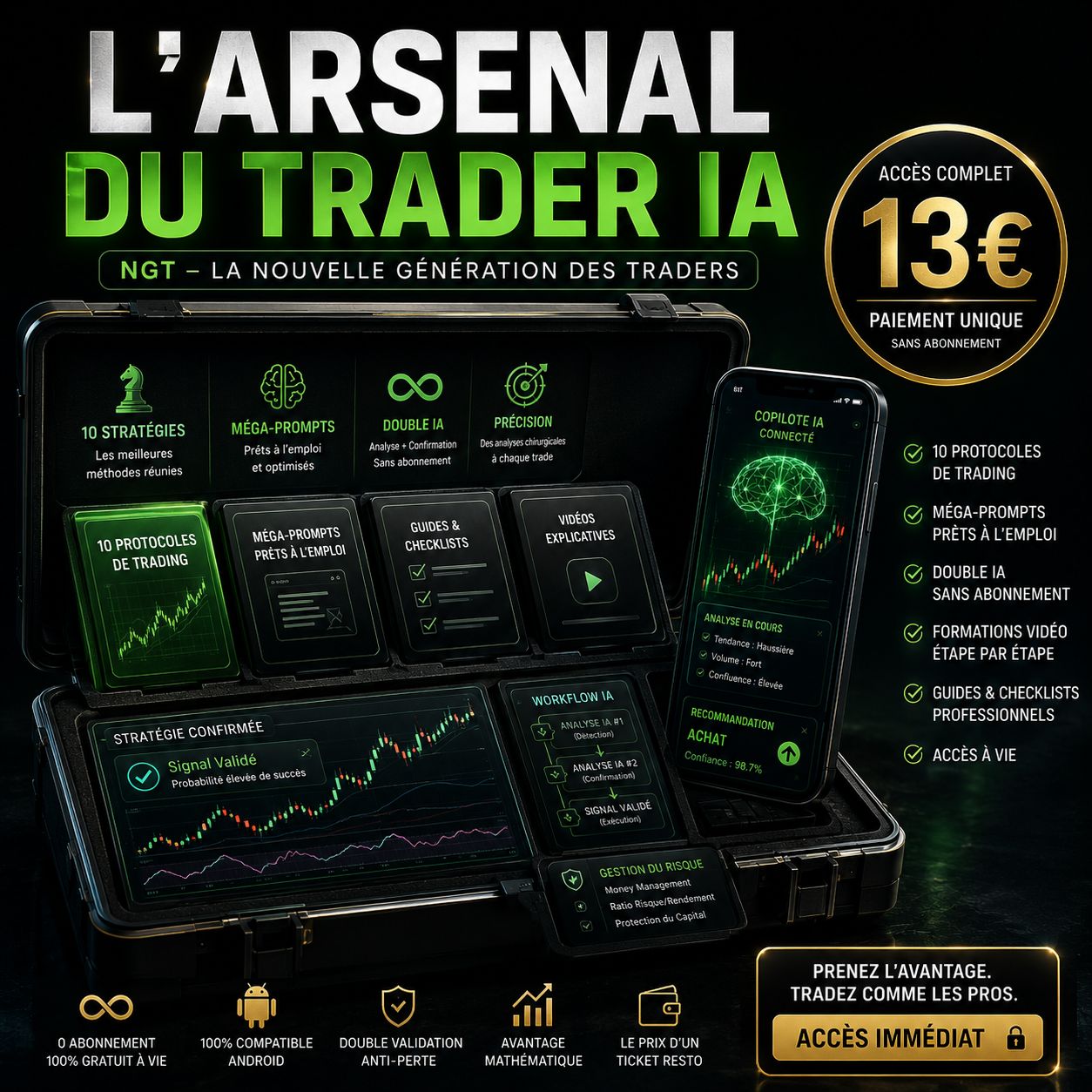 ARSENAL DU TRADER IA