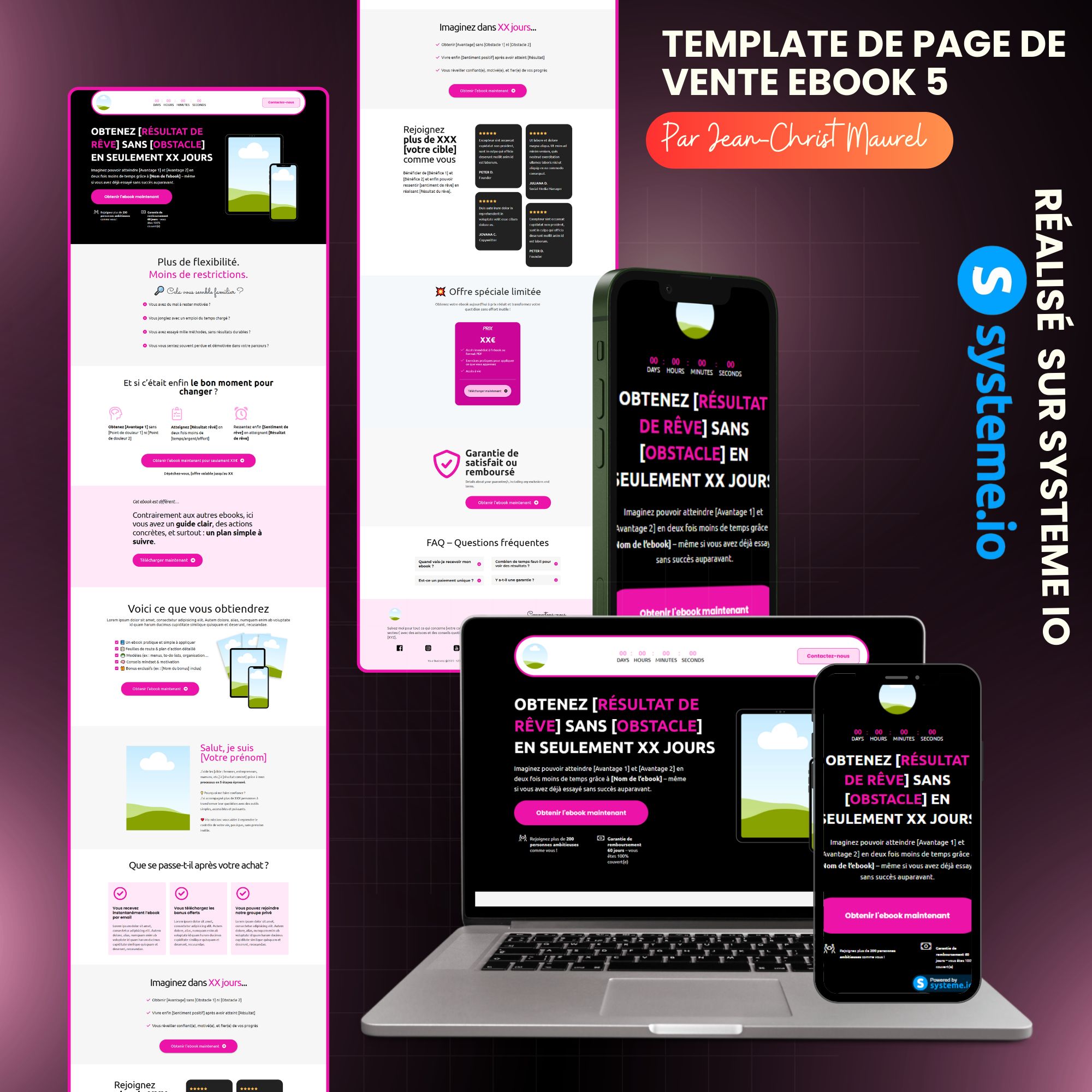 TEMPLATE DE TUNNEL DE VENTE D'EBOOK 5
