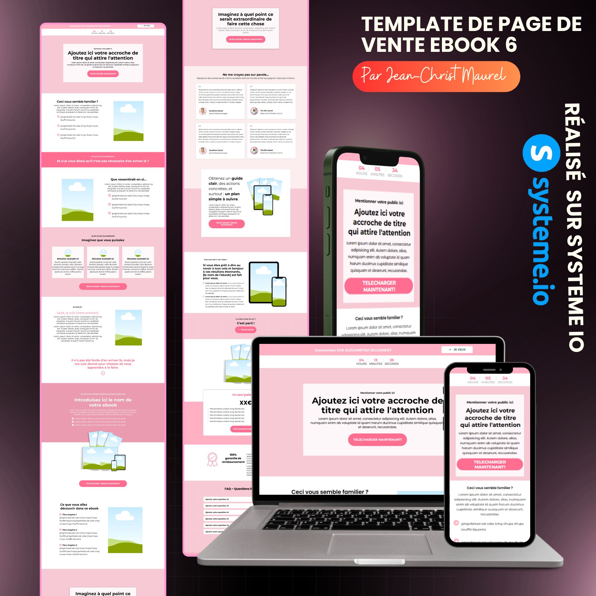 TEMPLATE DE TUNNEL DE VENTE D'EBOOK 6