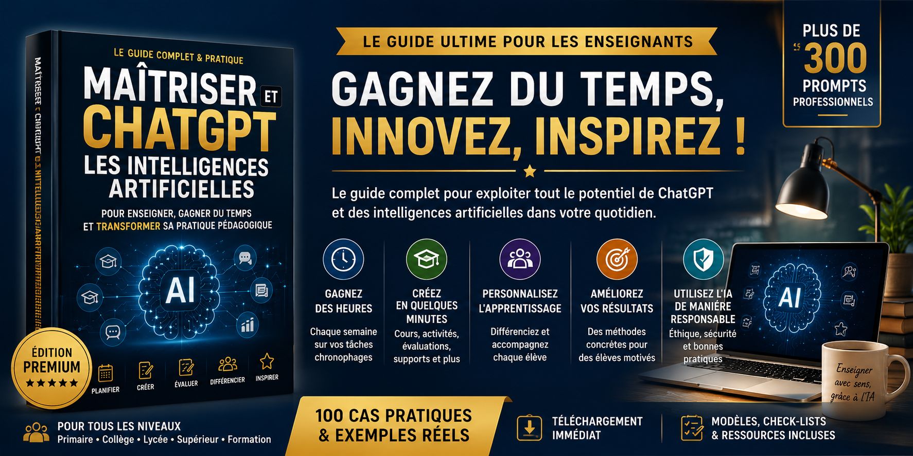 MAÎTRISER CHATGPT ET L'INTELLIGENCE ARTIFICIELLE POUR LES ENSEIGNANTS