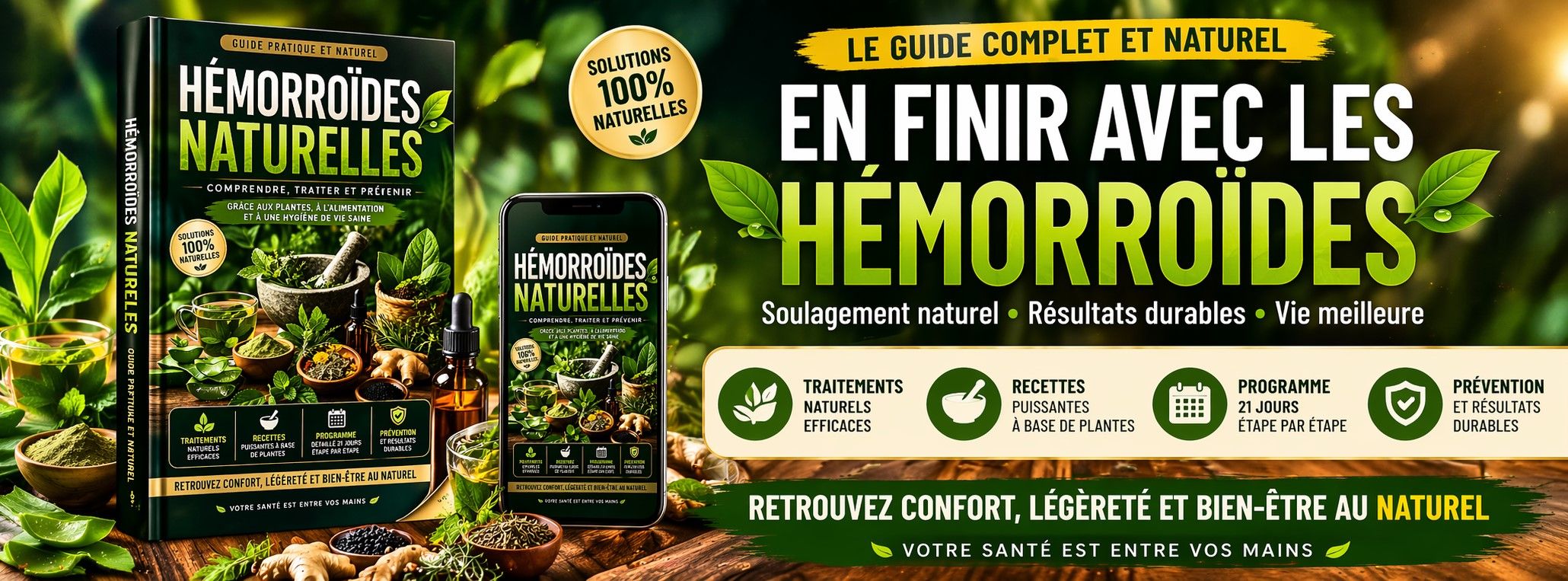 HÉMORROÏDES NATURELLES Guide complet pour comprendre, traiter et prévenir efficacement