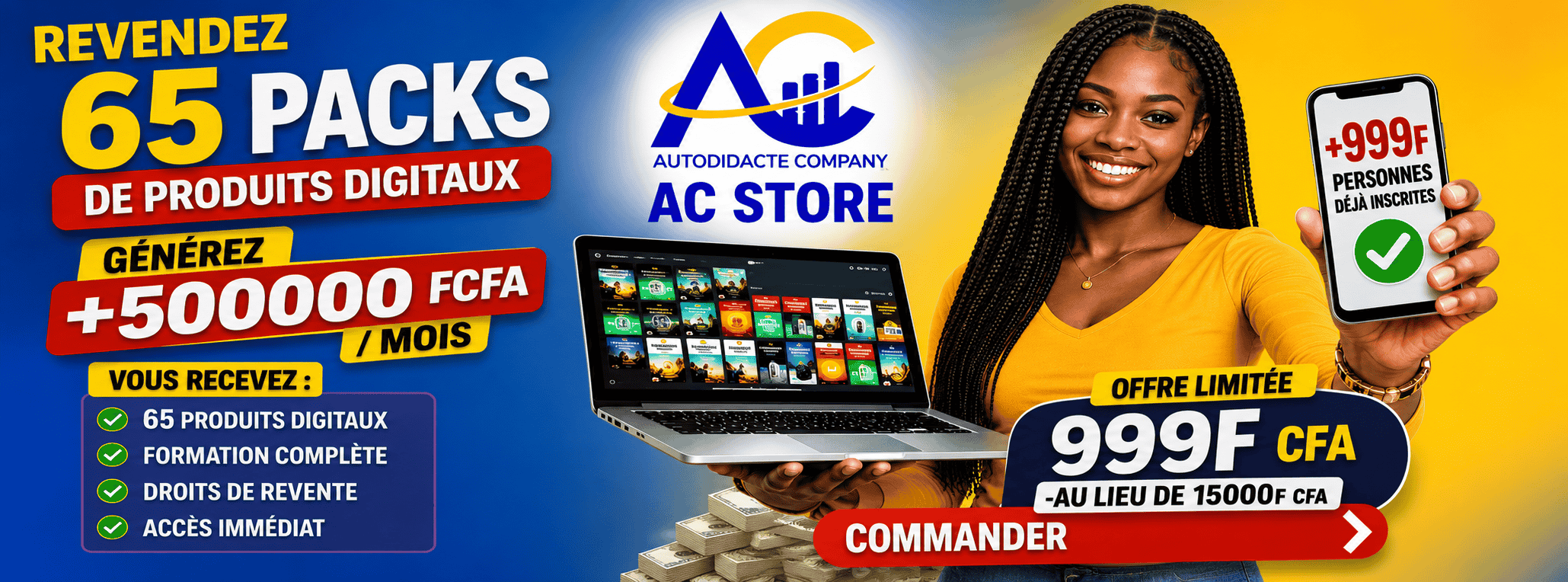 Pack complet: produits digitaux + cours premium – Accédez à 35+ outils